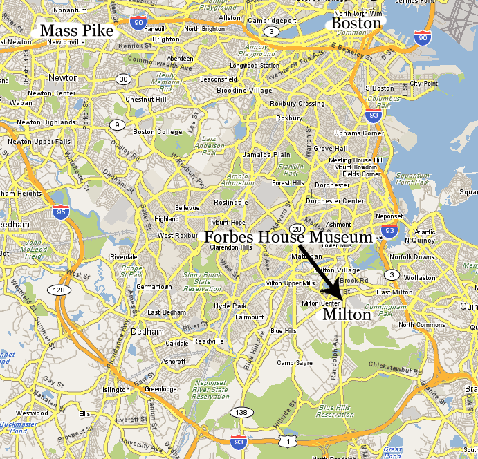 Map Forbes House Museum Wide