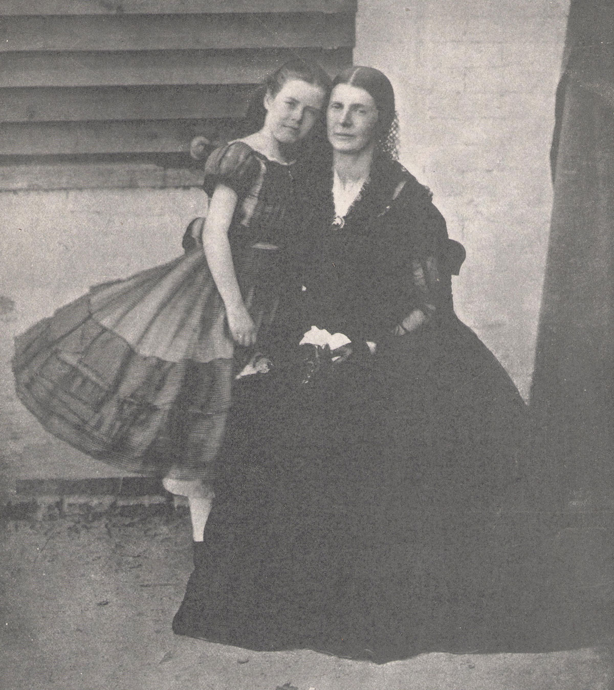 Mrs. Greenhow, The Confederate Spy, with her daughter, in the Old Capitol Prison