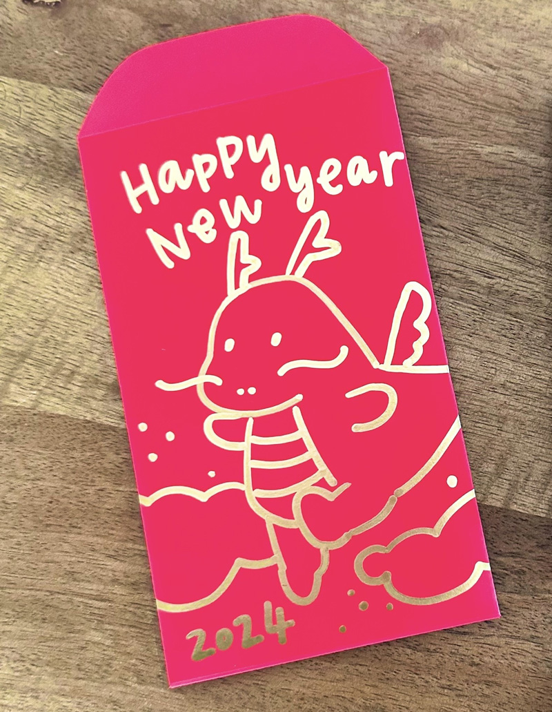 Participants will learn how to make their own New Year envelopes on Feb. 11. Photo courtesy of Rayna Lo.